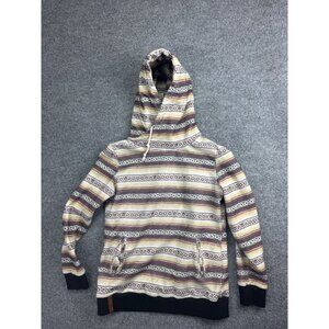 Ampersand Avenue Hoodie‎ Single Hoodie Sweatshirt Women's Medium Aztec Striped
